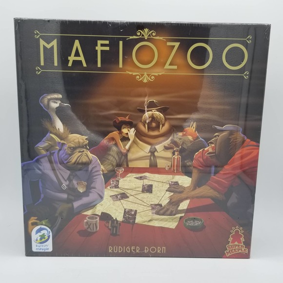 New MAFIOZOO Board Game of Placement & Influence Super Meeple Mafia Gangster - Picture 3 of 8